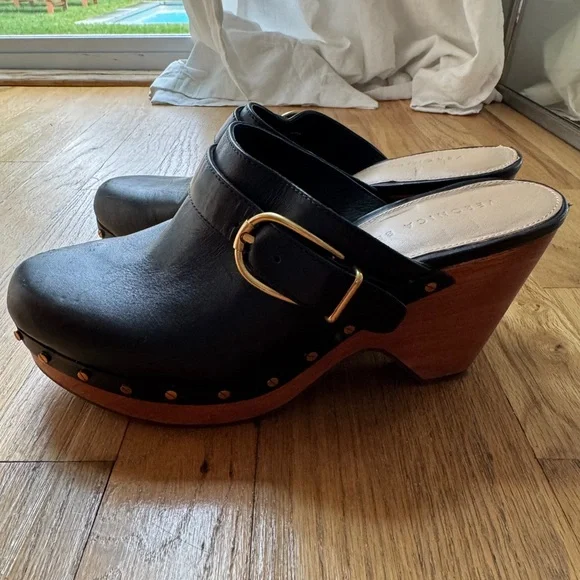 Veronica Beard Hendrix Buckled Clogs - Picture 6 of 6